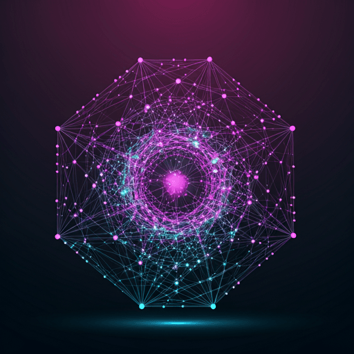 Layered network mesh visualization